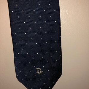 Christian Dior men’s tie 90% polyester 10% silk
